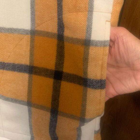 HFX Women's Heavy Flannel Plaid Shirt Jacket Large - Picture 4 of 10